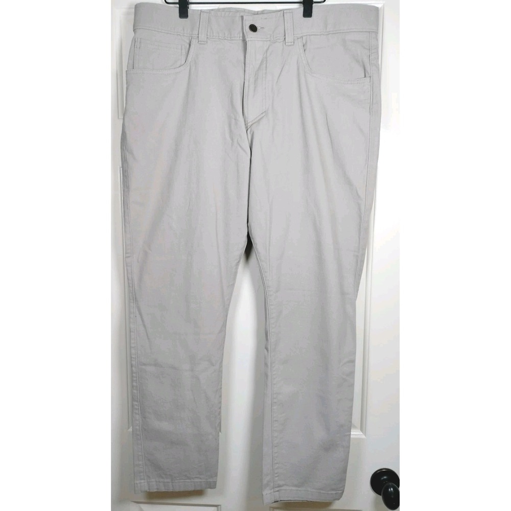Origin USA Taper Pants Men's 36x30(29) Tan Khaki Cotton Blend Made in USA